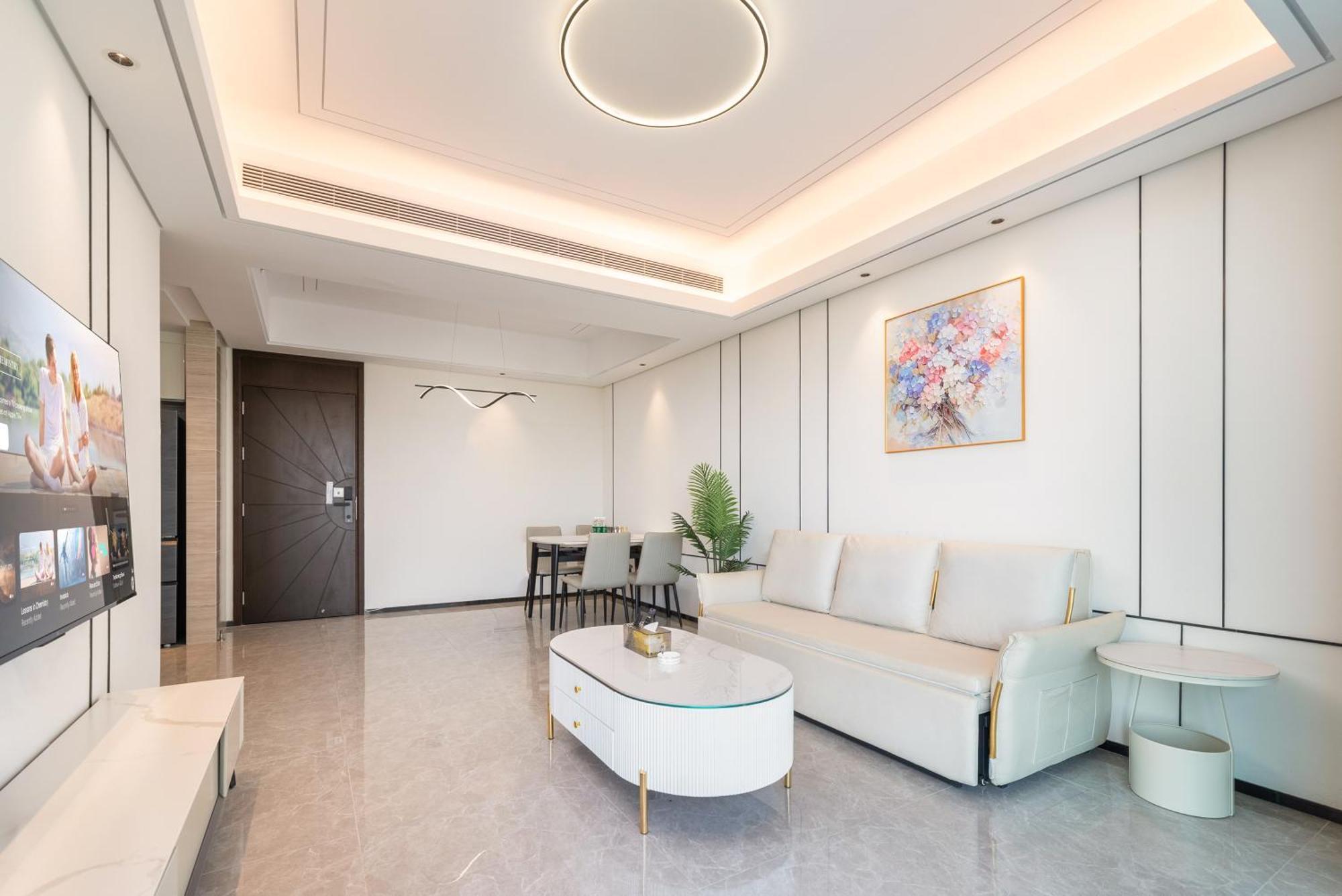 Puhai Sea View Apt By Hailan Tour At Sanya Yazhou Bay#Only 100 Meters To Beach And Sea Swimming Area Екстер'єр фото