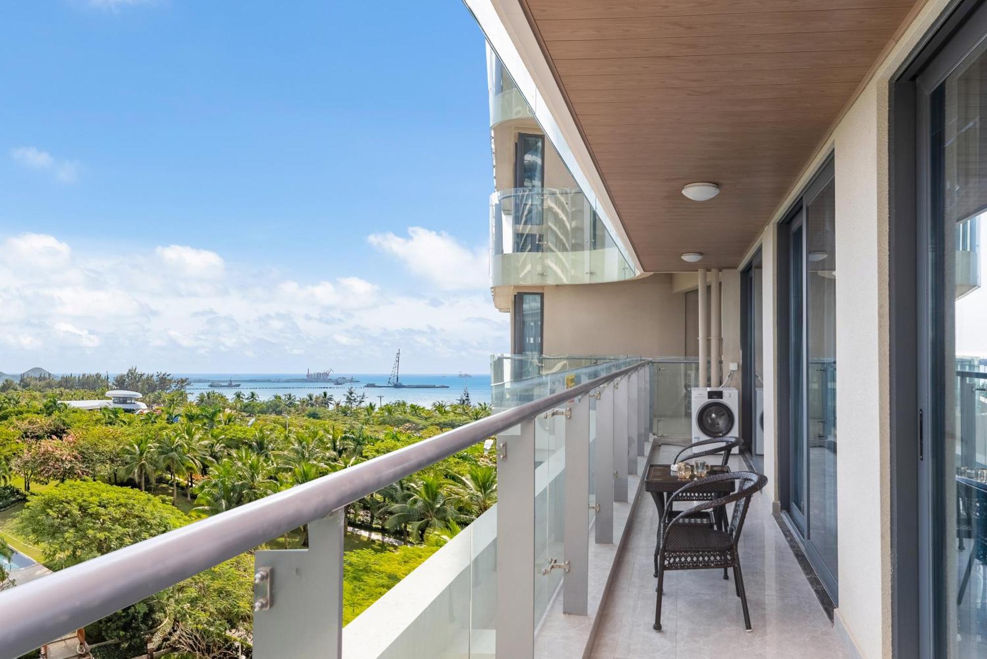 Puhai Sea View Apt By Hailan Tour At Sanya Yazhou Bay#Only 100 Meters To Beach And Sea Swimming Area Екстер'єр фото