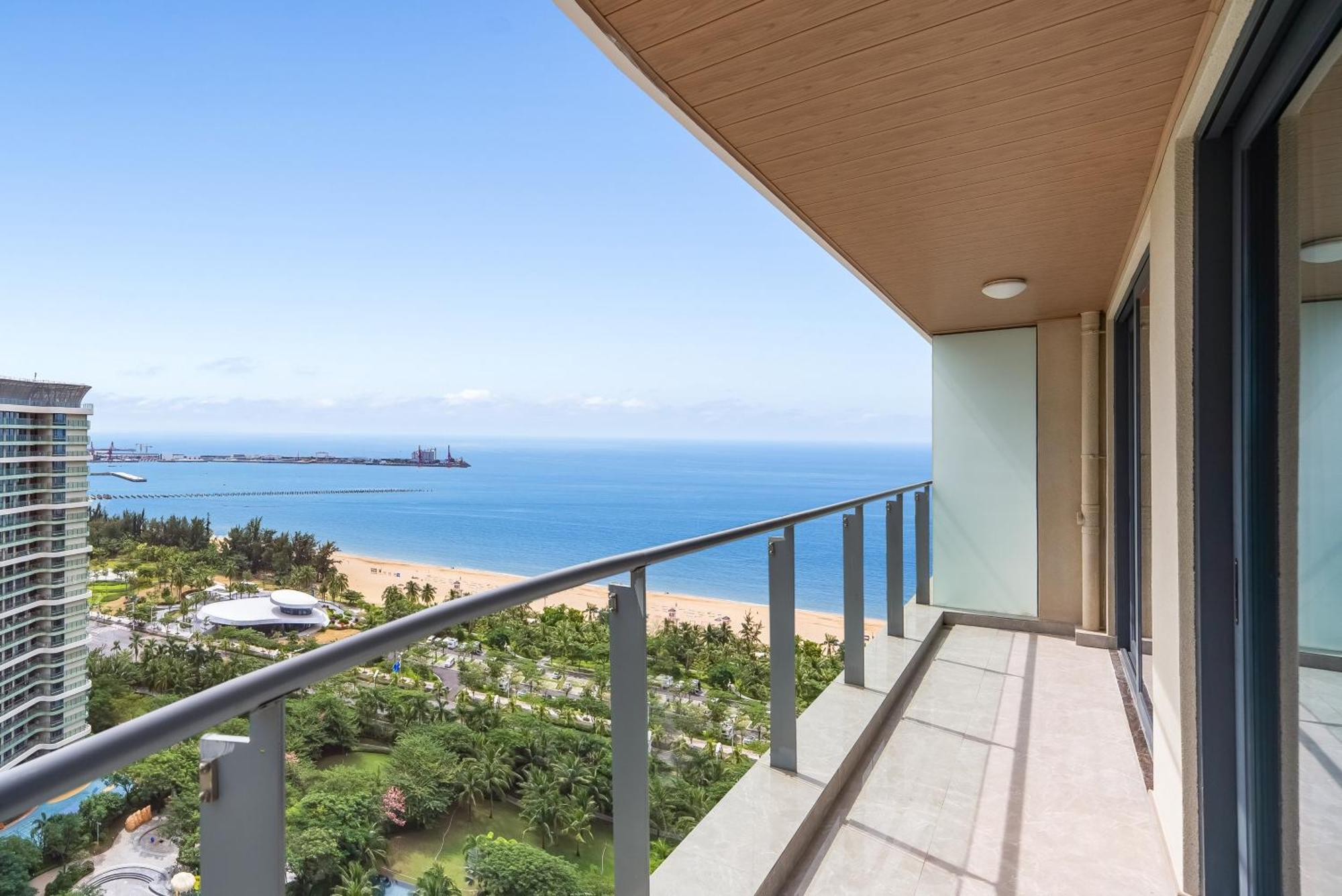 Puhai Sea View Apt By Hailan Tour At Sanya Yazhou Bay#Only 100 Meters To Beach And Sea Swimming Area Екстер'єр фото