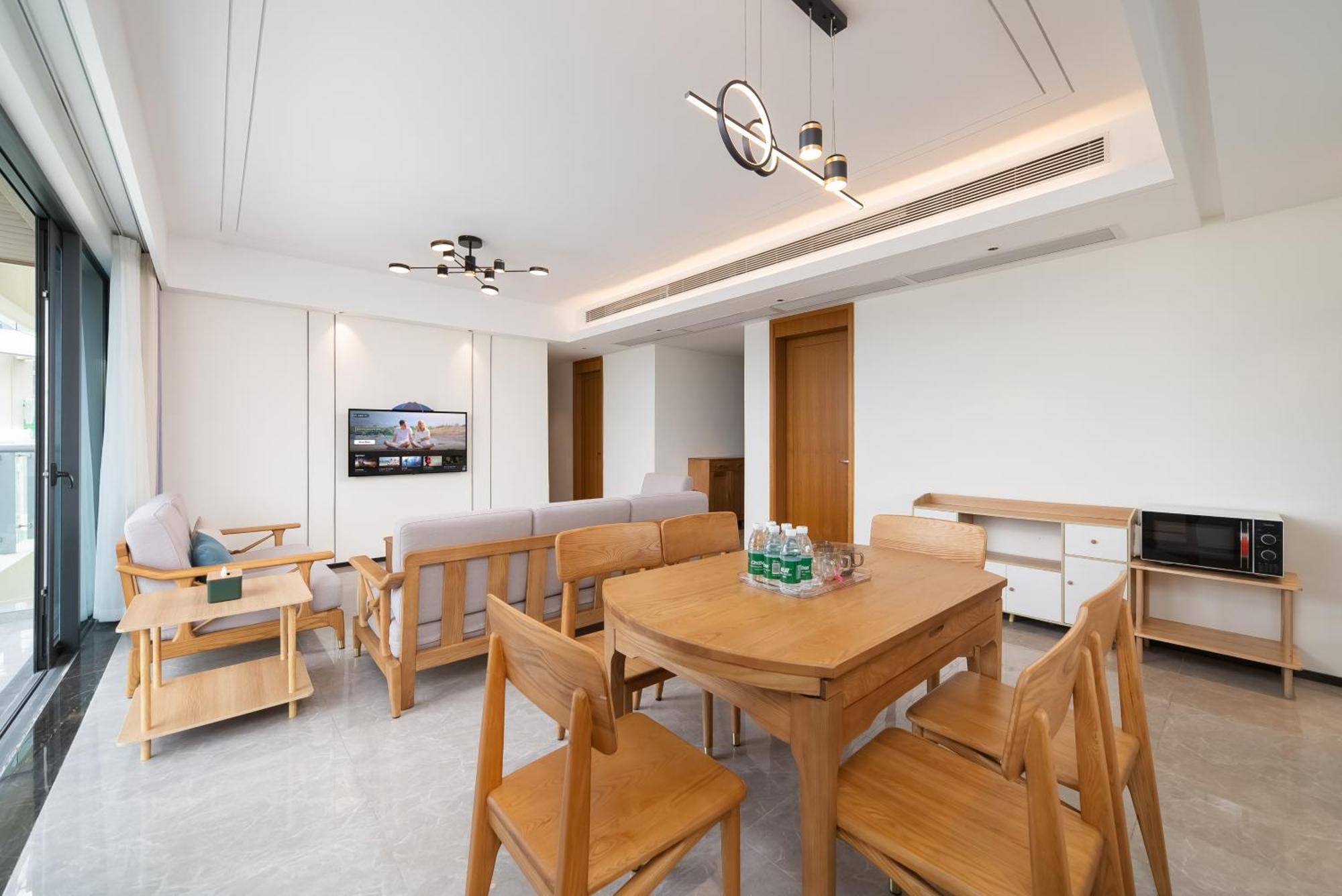 Puhai Sea View Apt By Hailan Tour At Sanya Yazhou Bay#Only 100 Meters To Beach And Sea Swimming Area Екстер'єр фото