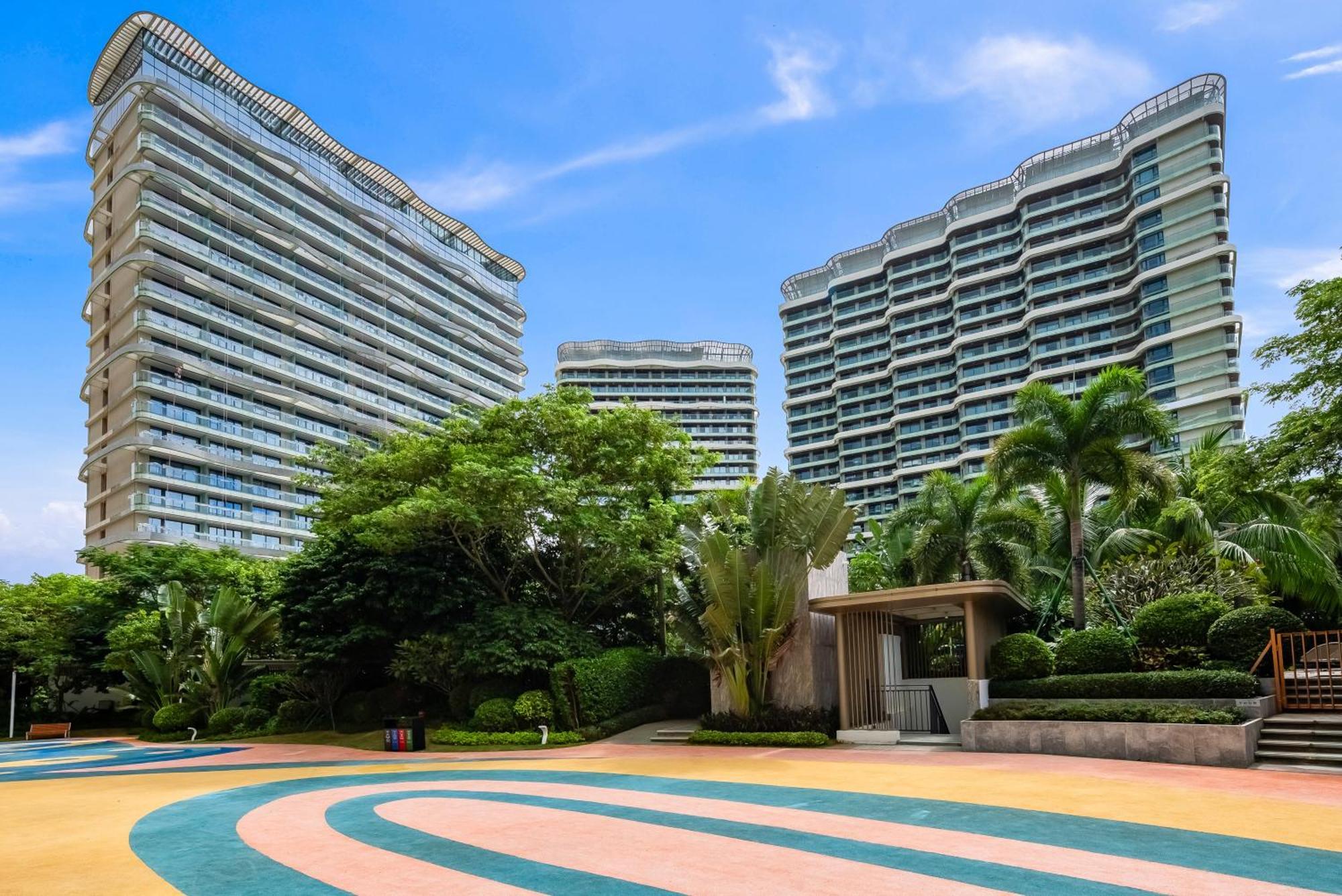 Puhai Sea View Apt By Hailan Tour At Sanya Yazhou Bay#Only 100 Meters To Beach And Sea Swimming Area Екстер'єр фото
