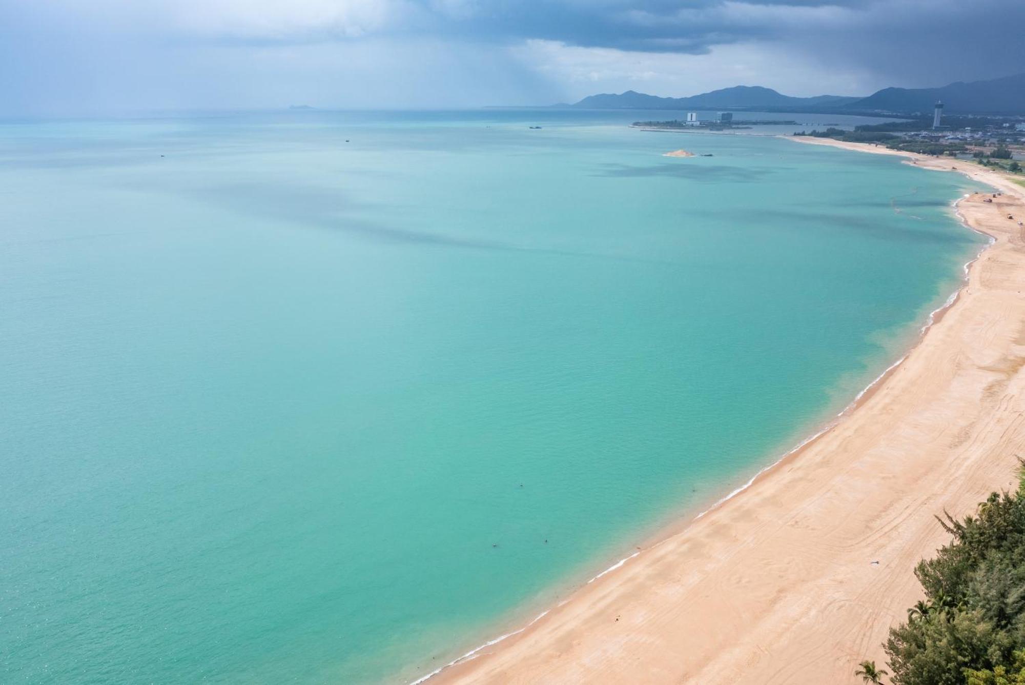 Puhai Sea View Apt By Hailan Tour At Sanya Yazhou Bay#Only 100 Meters To Beach And Sea Swimming Area Екстер'єр фото